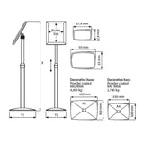 Flexible Menuboard with Ledbox A3 frame