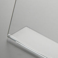 Clear Brochure Holder L type