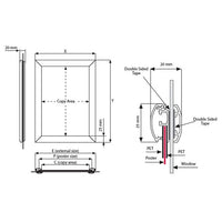 Window Frame 25 mm