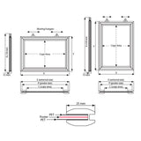 Slide IN Frame - Double Sided