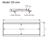 Wall Sign System 105 mm*250 mm