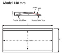 Wall Sign System 148 mm * 500 mm