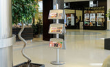 Free Standing Leaflet Display - 2 Channel Pole