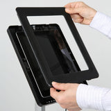 Universal flexible tablet kiosk