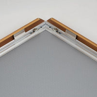 Snap frame wood look 25 mm profile